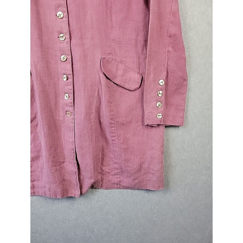 Monsoon Pink Button-Down Blouse - image 5